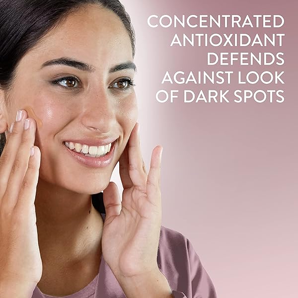 CETAPHIL FACE SERUM, HEALTHY RADIANCE ANTIOXIDANT-C SERUM, VISIBLY REDUCES LOOK OF DARK SPOTS AND HYPERPIGMENTATION, DESIGNED FOR SENSITIVE SKIN, HYPOALLERGENIC, FRAGRANCE FREE, 1 OZ