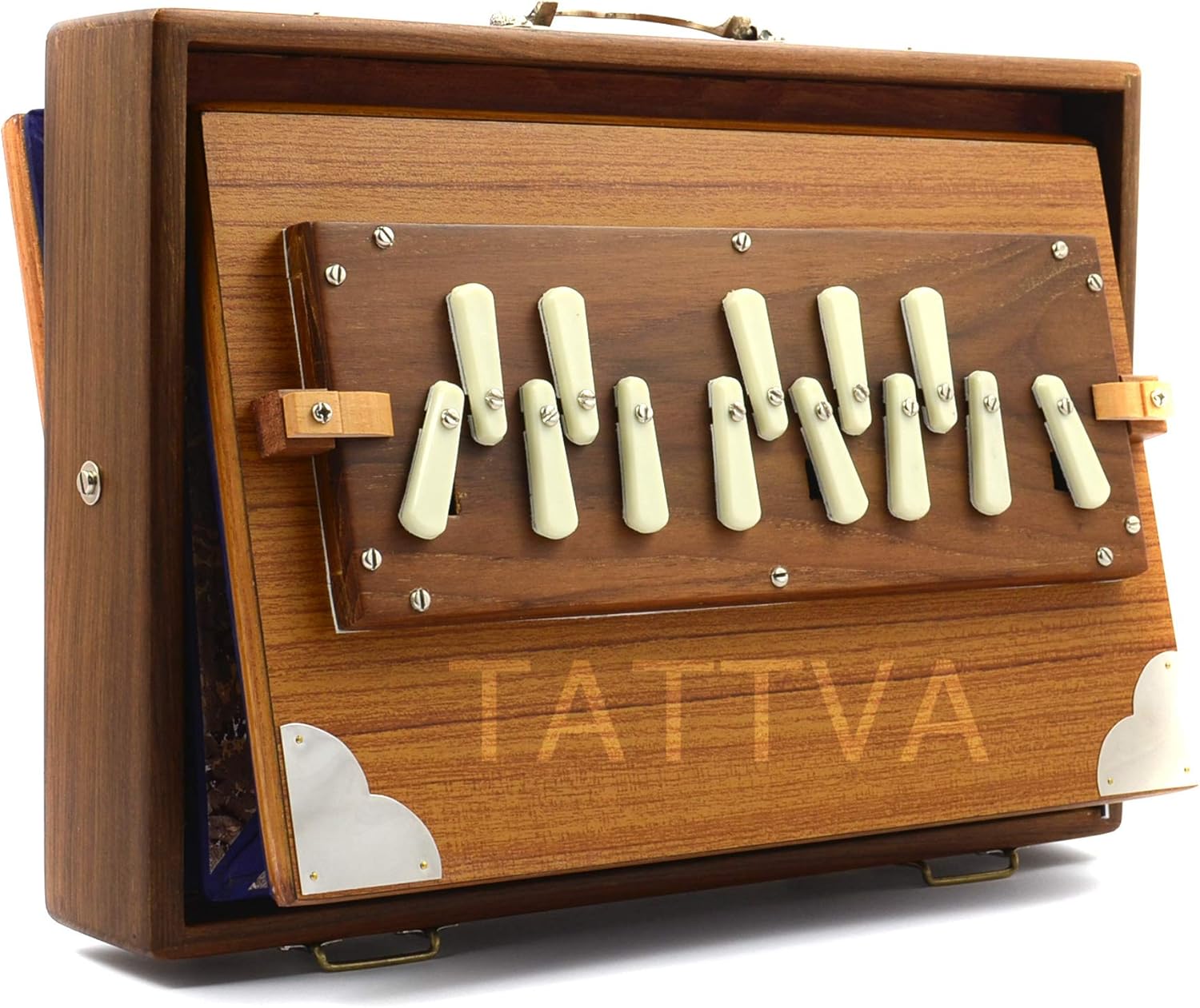 M.K Calcutta Boîte à shrutibox professionnelle Sardar® Long Sonore CC