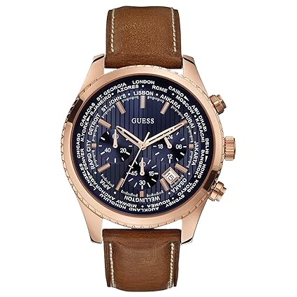 Analog White Dial Mens Watch-47052CMGY