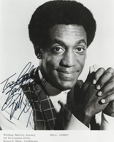 Bill Cosby Hand Signed 8 X 10 Black And White Photo Signed And