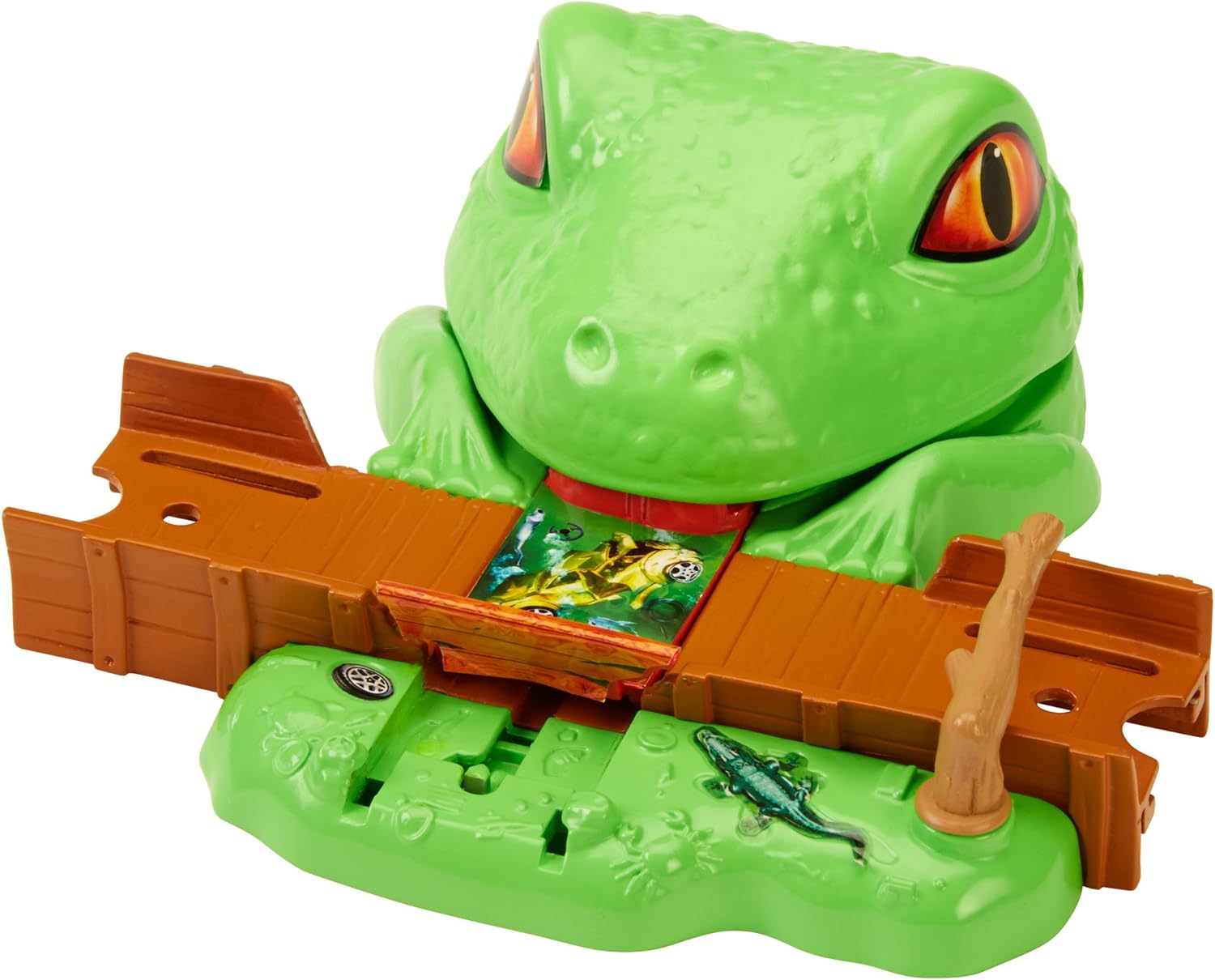 Hot Wheels Track Builder Frog Monster Stunt Set Toys & Games