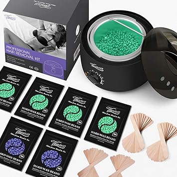 Amazon Com Waxing Kit Vennco Hair Removal Wax Kit For Women Men