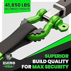 Rhino USA D Ring Shackles (2-Pack) - 41,850lb Break