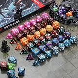QMay DND Dice 7-Die Set Polyhedral with 2 D10 and Pouches 70 Pieces view 5