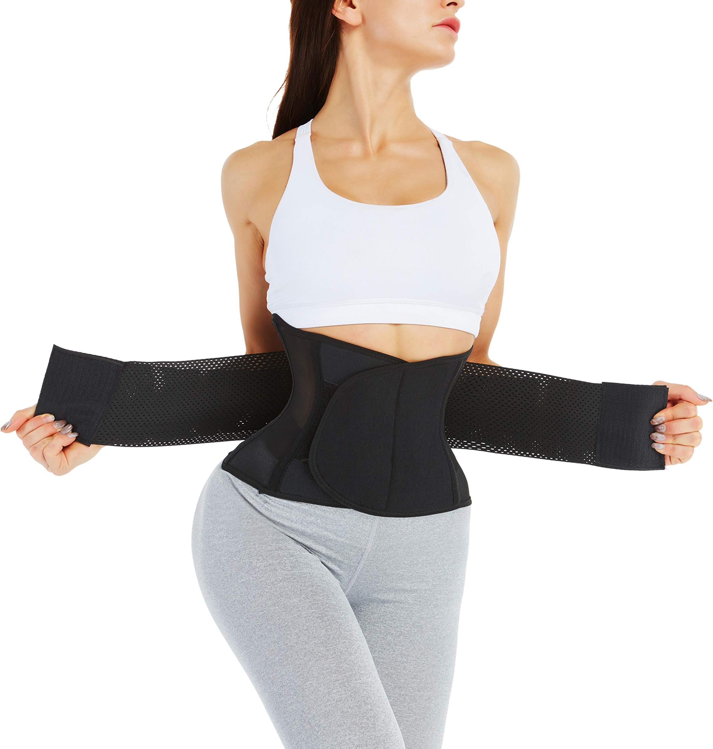 queenral Waist Trainer Girdle Belt Corset Shapewear Tummy Shaper Slimming
