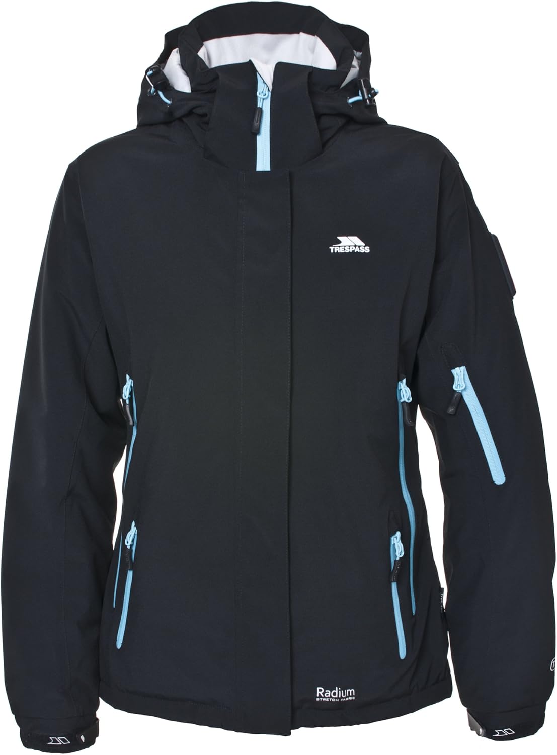 Trespass Cory Ladies Ski Jacket black black black SizeXXS Amazon.co