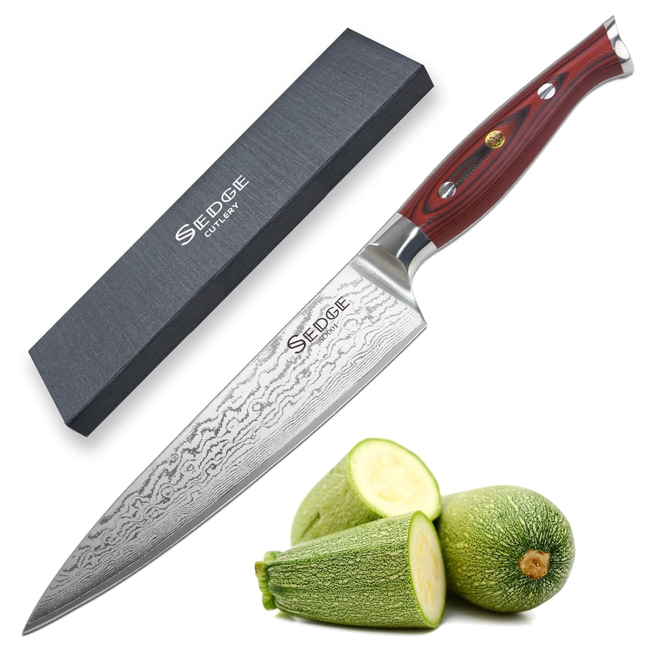 The top Chef's Knives 8" Chef's Knife by Sedge Cutlery SD Series