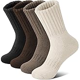 Senker Fashion Boot Socks for Women, Thick Wool Winter Warm Thermal Sock for Hiking Stockings Stuffers Christmas Gifts