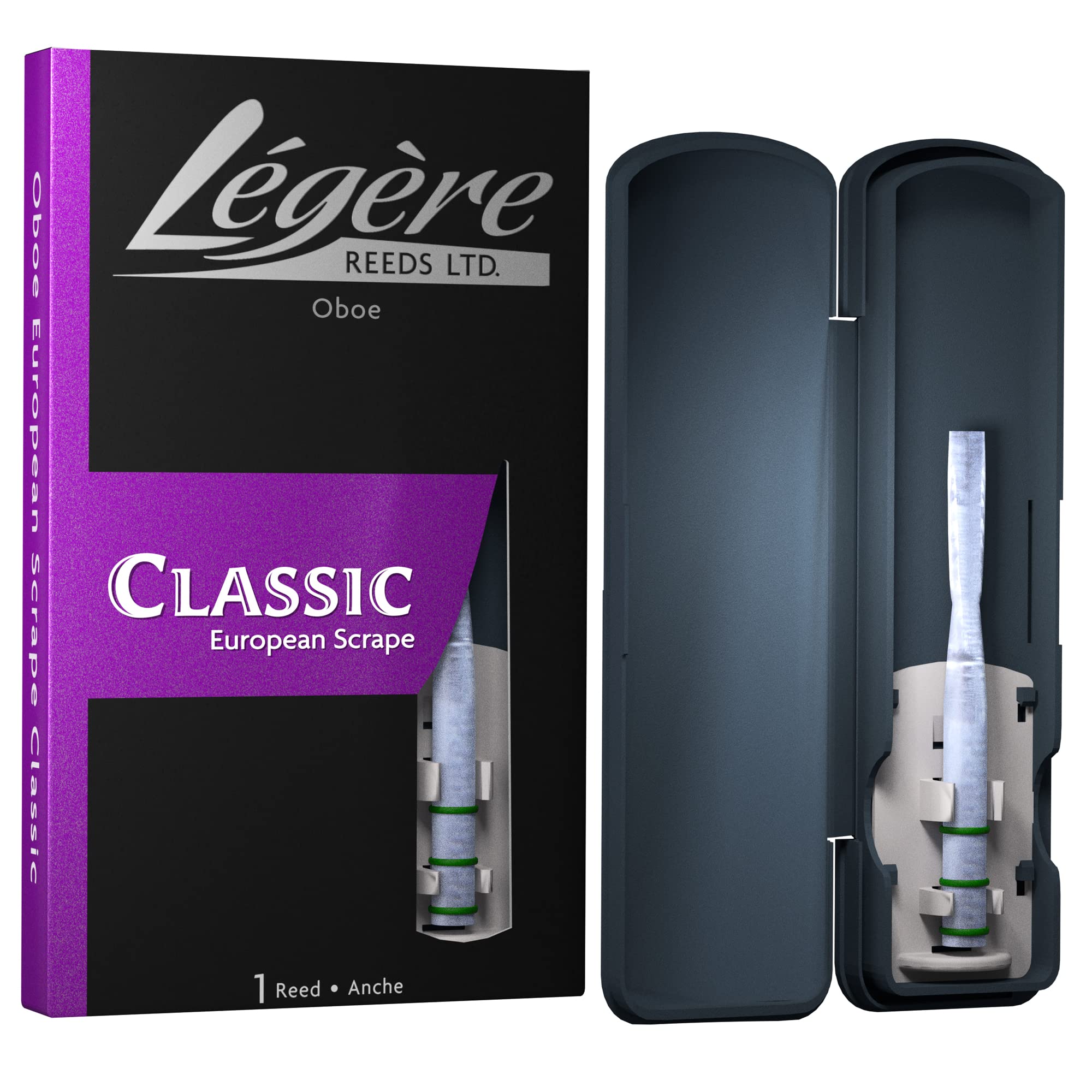 Légère Reeds - European Scrape Oboe Reed, Strength Medium-Soft (DROEMS) - Premium Synthetic Woodwind Reed