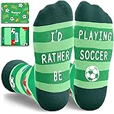 HAPPYPOP Sports Gifts for Kids - Soccer Baseball Basketball Hockey Volleyball Socks