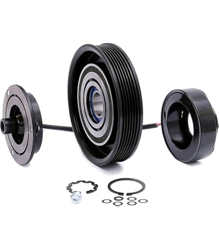 A/C Compressor Clutch Kit For 1994-2002 Dodge Ram 1500 5.9L V8 - 7 Groove Pulley & Coil