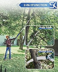 SKGPOLE Pole Saws for Tree Trimming, 5-19 Foot