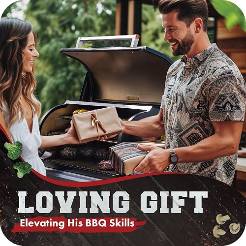 Kitchen Perfection Silicone Smoker Oven Gloves – Extreme Heat Resistant BBQ Mitts, Waterproof, 11", Up To 500°F, Set + 3 Bonuses