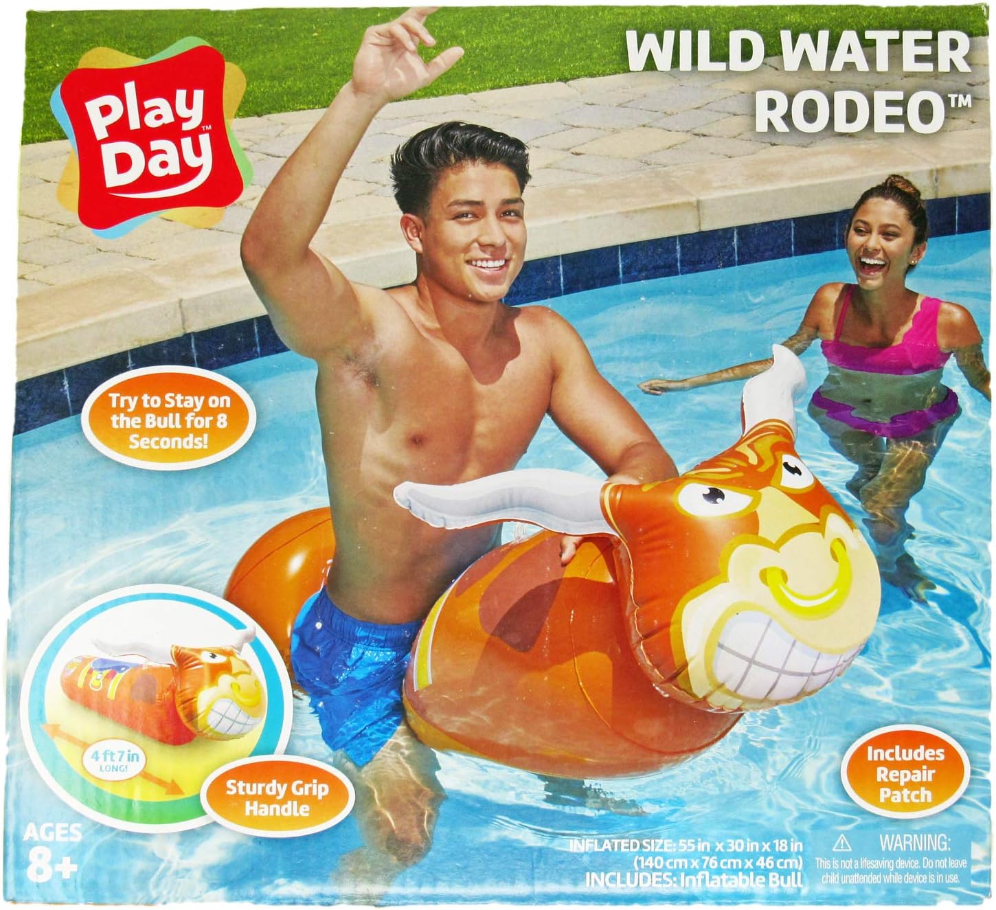 inflatable pool bull