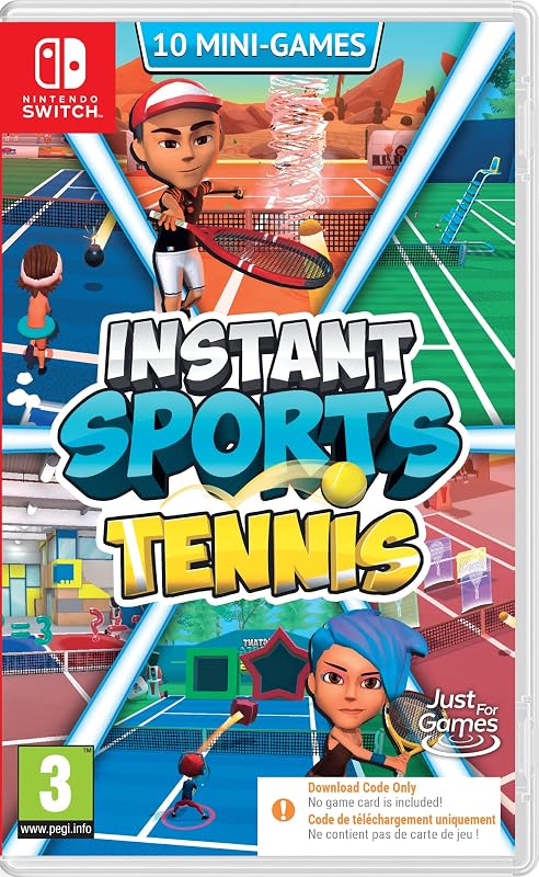 Instant Sports Tennis Nintendo Switch Code de Téléchargement Uniquement. Ne contient pas de cartouche de jeu !