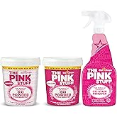 Stardrops The Pink Stuff Miracle Laundry Stain Remover Kit – Oxi Powder for Whites & Colors, Stain Remover Spray – Tough on S