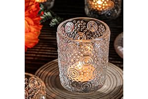 GINITIRI 36pcs Clear Votive Candle Holders, Glass Tea Lights Candles Holder in Bulk, Glass Candle Holder for Table Centerpiece/Wedding Decor/Gift/Home Decor
