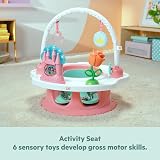 Bright Starts Disney Princess SuperSeat 3-in-1 Baby Seat Pink 6 Toys 4m-4y view 3