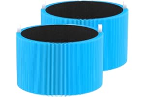 211i Max AllergenBlock Replacement Filter Compatible with Blue Pure 211i Max Air Purifier, H13 Ture HEPA and Activated Carbon