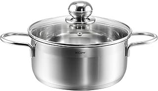 Kopf 124634 Bratentopf Josie Ø 20 cm Höhe 9 cm 2 Liter Edelstahl