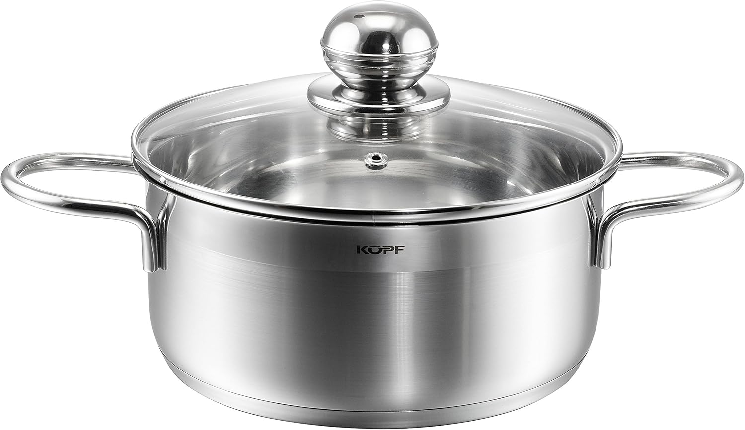 Kopf 124634 Bratentopf Josie Ø 20 cm Höhe 9 cm 2 Liter Edelstahl