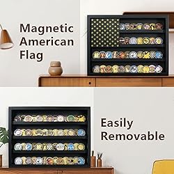 TJWZXX Challenge Coin Holder Display Case Wall