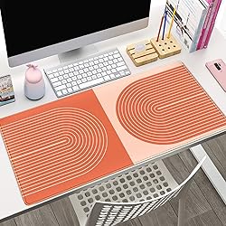 Two Toned Boho Desk Mat XXL Mouse Pad Large Boho