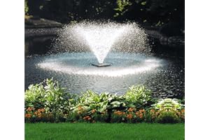 Scott Aerator DA-20 Display Pond Aerator - 1/2 Horse Power 115V 70ft Cord | Aerating Pond Fountain for Up to 3/4 Acre | Pond Aerator Pump for Small Ponds | Pond Aeration System
