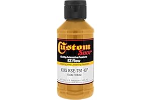 Custom Shop KSE751-QP Oxide Yellow - EZ Flow Pinstripe & Lettering Enamel Paint - 4 Ounce