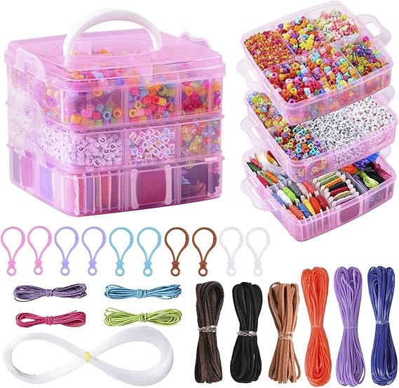 Jewelry Making Bead Kit, Includes 44 Colors Embroidery