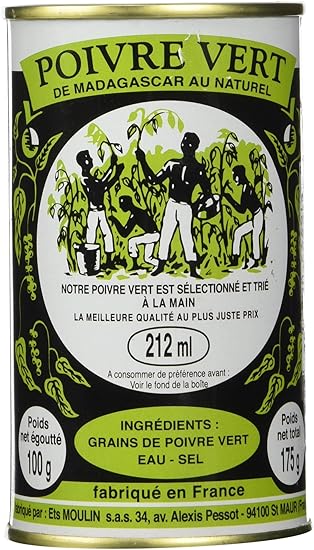 Moulin Grains De Poivre Vert De Madagascar En Saumure 1