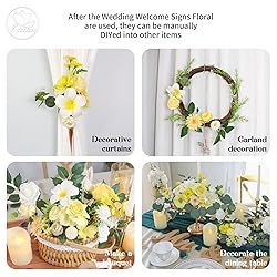Odouzy Artificial Wedding Arch Flowers for Wedding