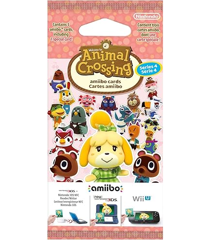 Animal Crossing Amiibo Cards Series 1 2 3 4 Set Bundle (72 Packs