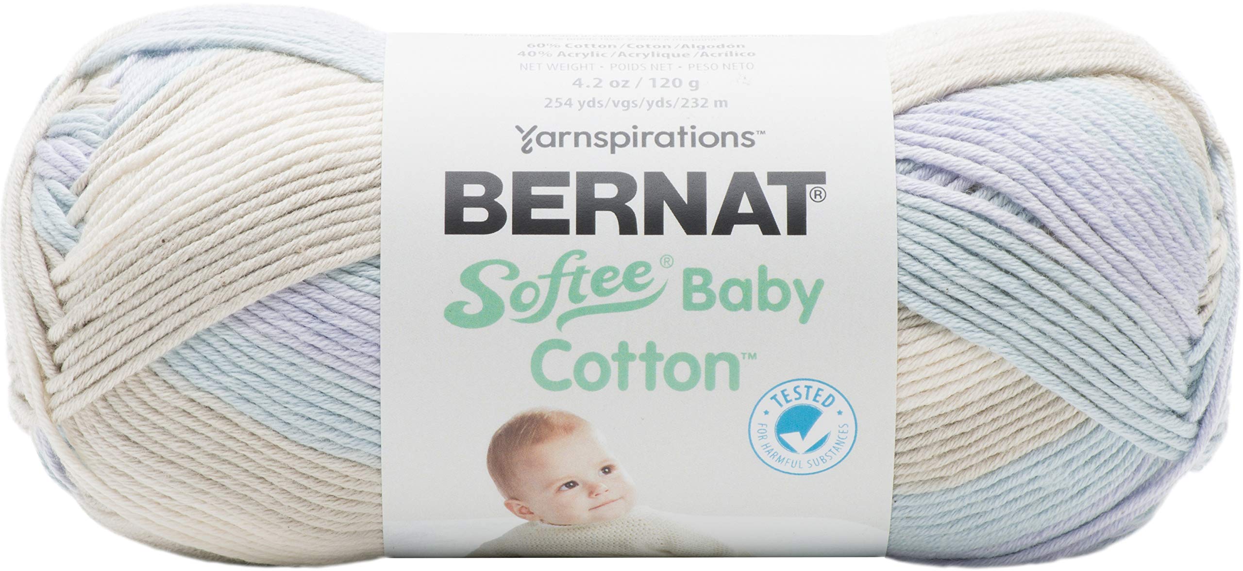 Bernat Softee Baby Cotton - Rainstorm Variegated