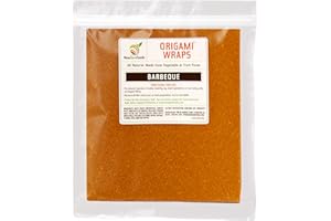NewGem Barbecue Origami Sushi Wrap, Gluten Free, Paleo, Vegan, Keto Friendly, Low Calorie Sushi Wrap Alternative, Low Carb Tortilla Wraps, (Pack of 1)