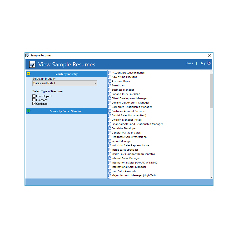 ResumeMaker Professional Deluxe 20 [Download] - Thumbnail 3