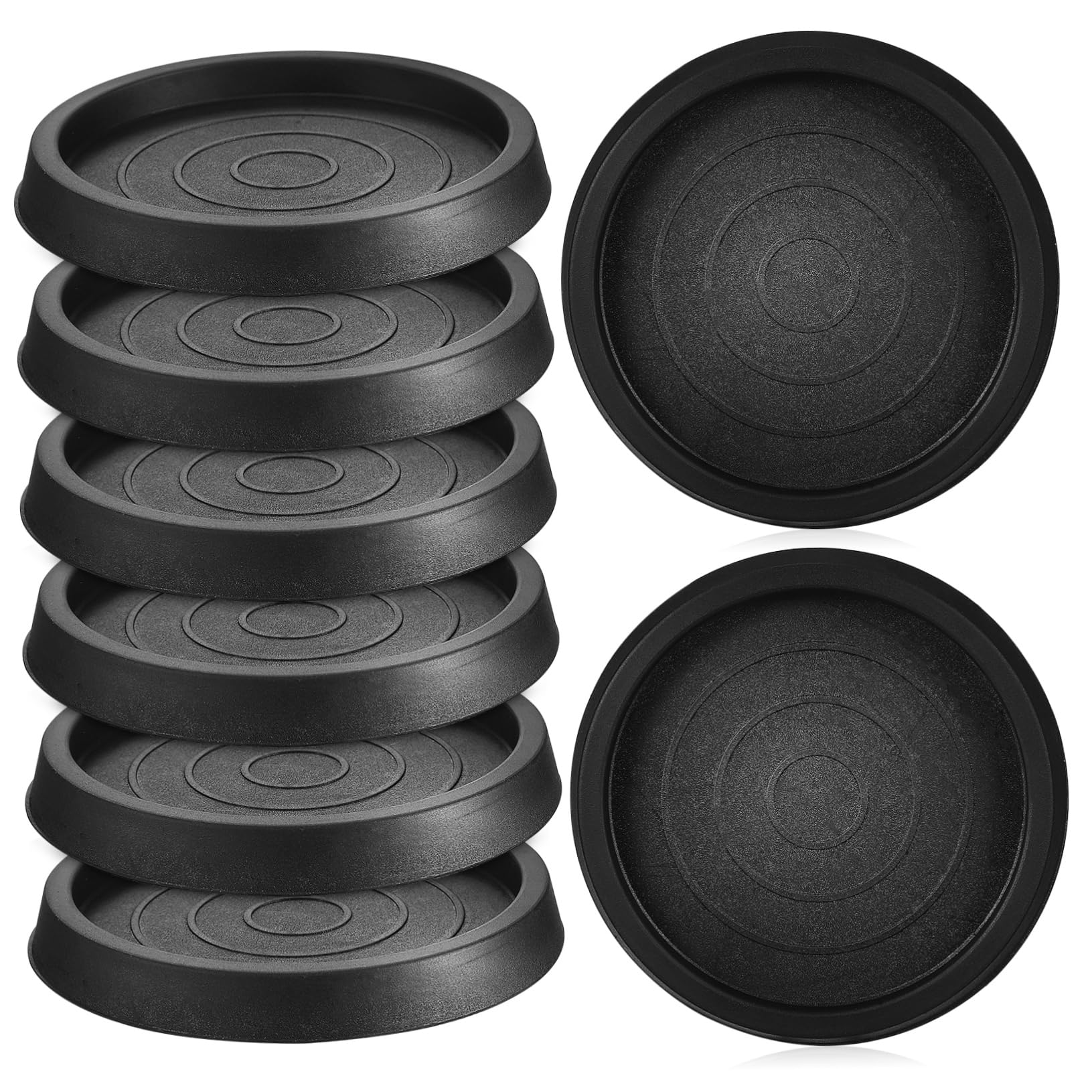 8pcs Anti-slip Furniture Pads Rubber Feet for Floor Protection Non Skid Grippers for Chairs Tables Sofas Round Design for Home Dorm Use
