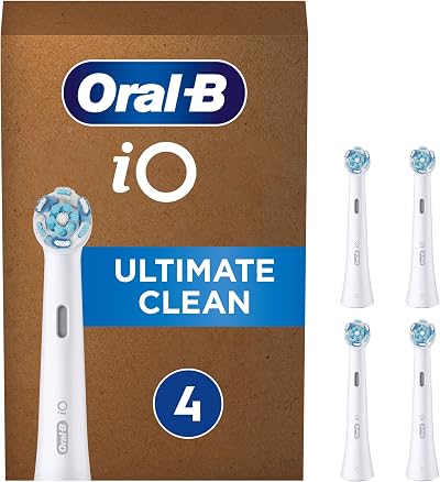 Oral-B iO Ultimate Clean Toothbrush Heads Pack of 4 White