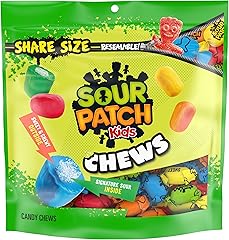 SOUR PATCH KIDS Chews Soft & Chewy Candy, Share Size, 8.12 oz