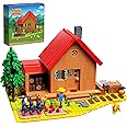 MYFUNTOY Stardew Farmhouse Building Toy, Video Game Valley Farm Playset Building Set Compatible with Lego, 766 Pieces DIY Farm House Building Kits for Adults and Fans