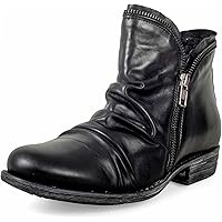 Amazon.com | Miz Mooz Pumpkin Women's Ankle Bootie Black 5.5-6 | Boots
