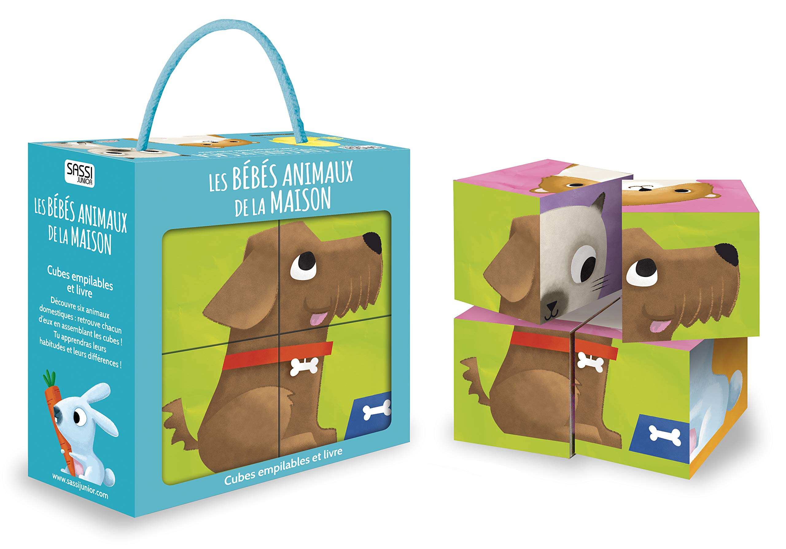 Les Bebes Animaux De La Maison Cubes Empilables Et Livre 2 Ans Cubes Empilables Et Livre French Edition Fabris Nadia Amazon Com Books