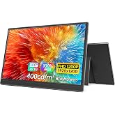 MNN 14" 1200p USB-C HDMI HDR Portable Monitor | 14" 16:10 1200p IPS 400nit HDR, USB-C/HDMI, speakers, ultra-slim, plug&amp;play, for PC/Mac/Phone.