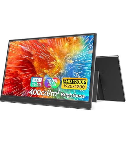 ディスプレイ・モニター本体 verbatim portabl montor14 Amazon.com: Verbatim Portable Monitor 14