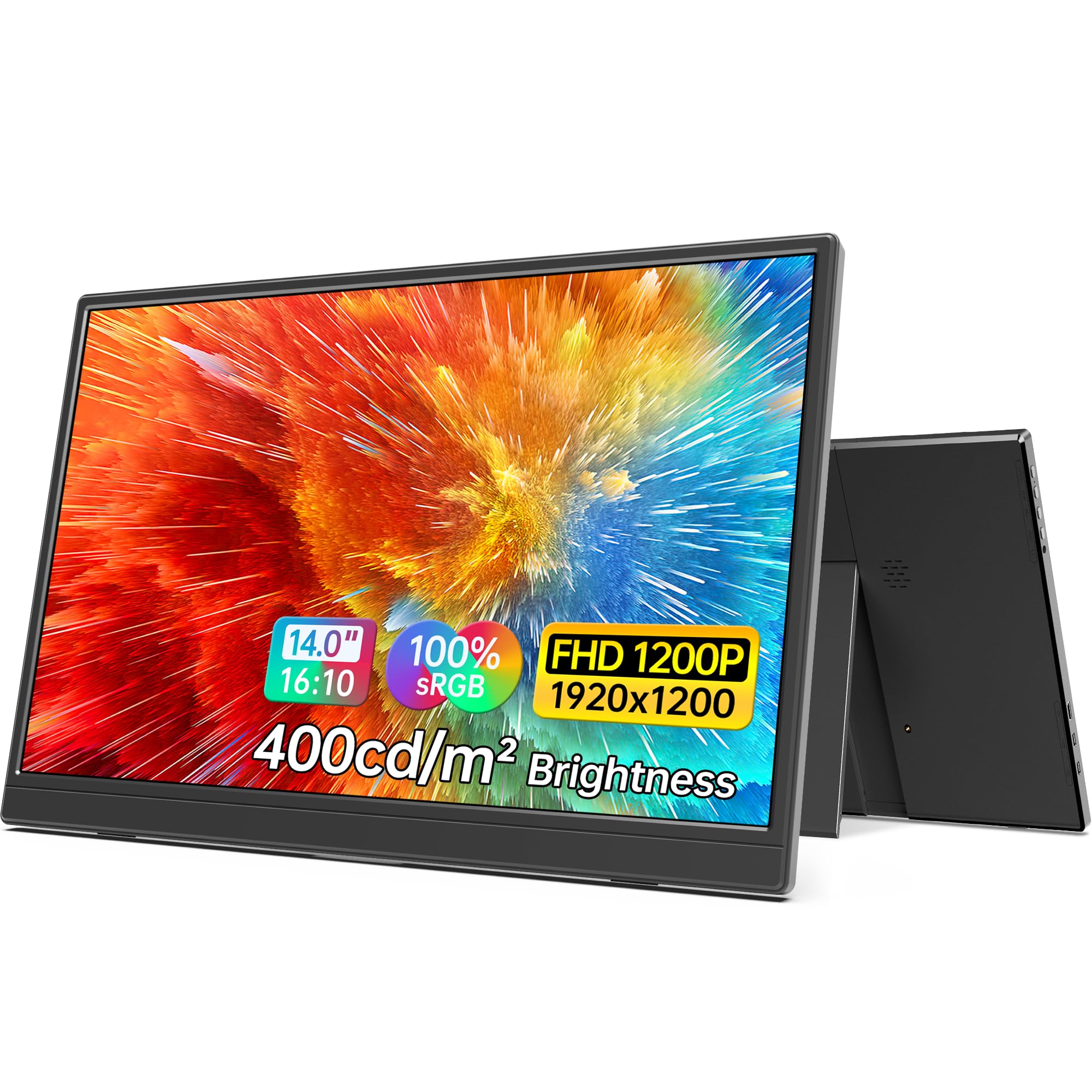 MNN 14" 1200p USB-C HDMI HDR Portable Monitor
