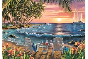 Buffalo Games - Kim Norlien - Summertime - 500 Piece Jigsaw Puzzle For Adults -Challenging Puzzle Perfect for Game Nights - Finished Size is 21.25 x 15.00