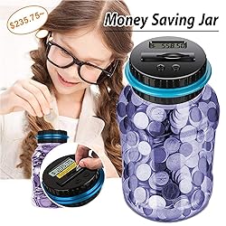 Coin Piggy Bank Saving Jar, Winnsty Digital Coin