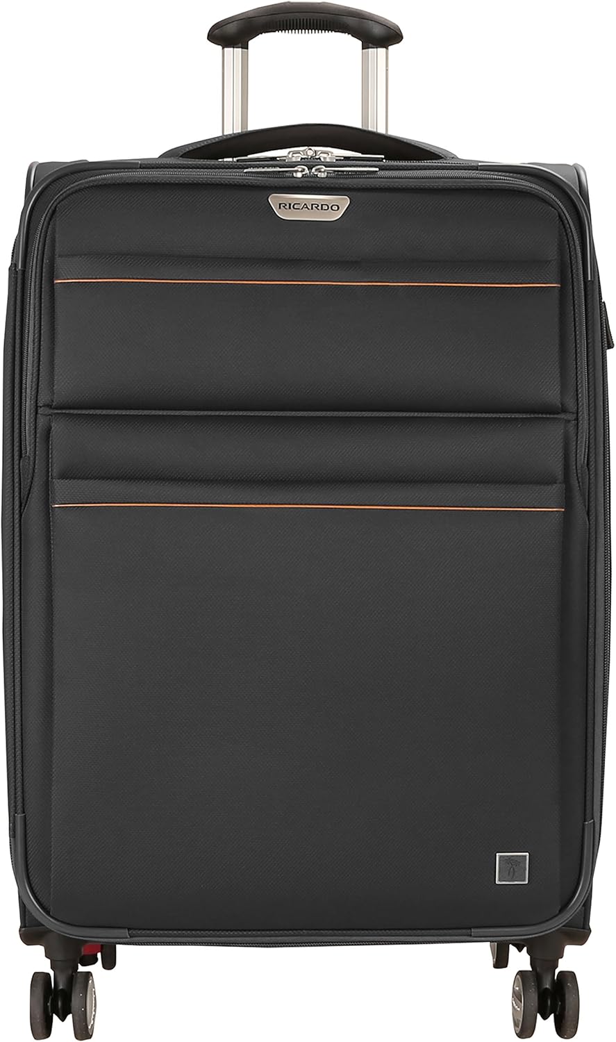 Ricardo Beverly Hills 050250014VP Mar Vista 2.0 25Inch Spinner Upright Suitcase, Black, One