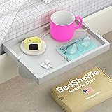 BedShelfie Bedside Shelf for Dorm Room Bunk Bed