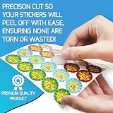 Innoveem Teacher Reward Stickers 200 Colourful Well Done Kids Glossy view 6